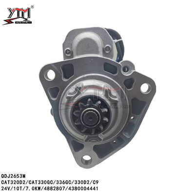 QDJ2653M 24V 10T 7.0KW CAT320D2 CAT330GC 336GC 330D2 C9 スタートモーター 4882807 4380004441 STN5861ML STN5861SK 438000-4441